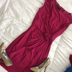 Fuchsia Rose Dress